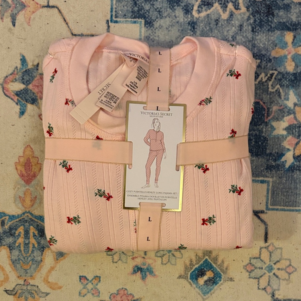 Victoria's Secret Pink Floral Pajama Set